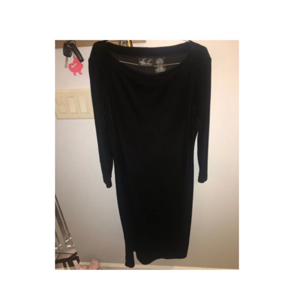 Kathie lee collection velvet dress